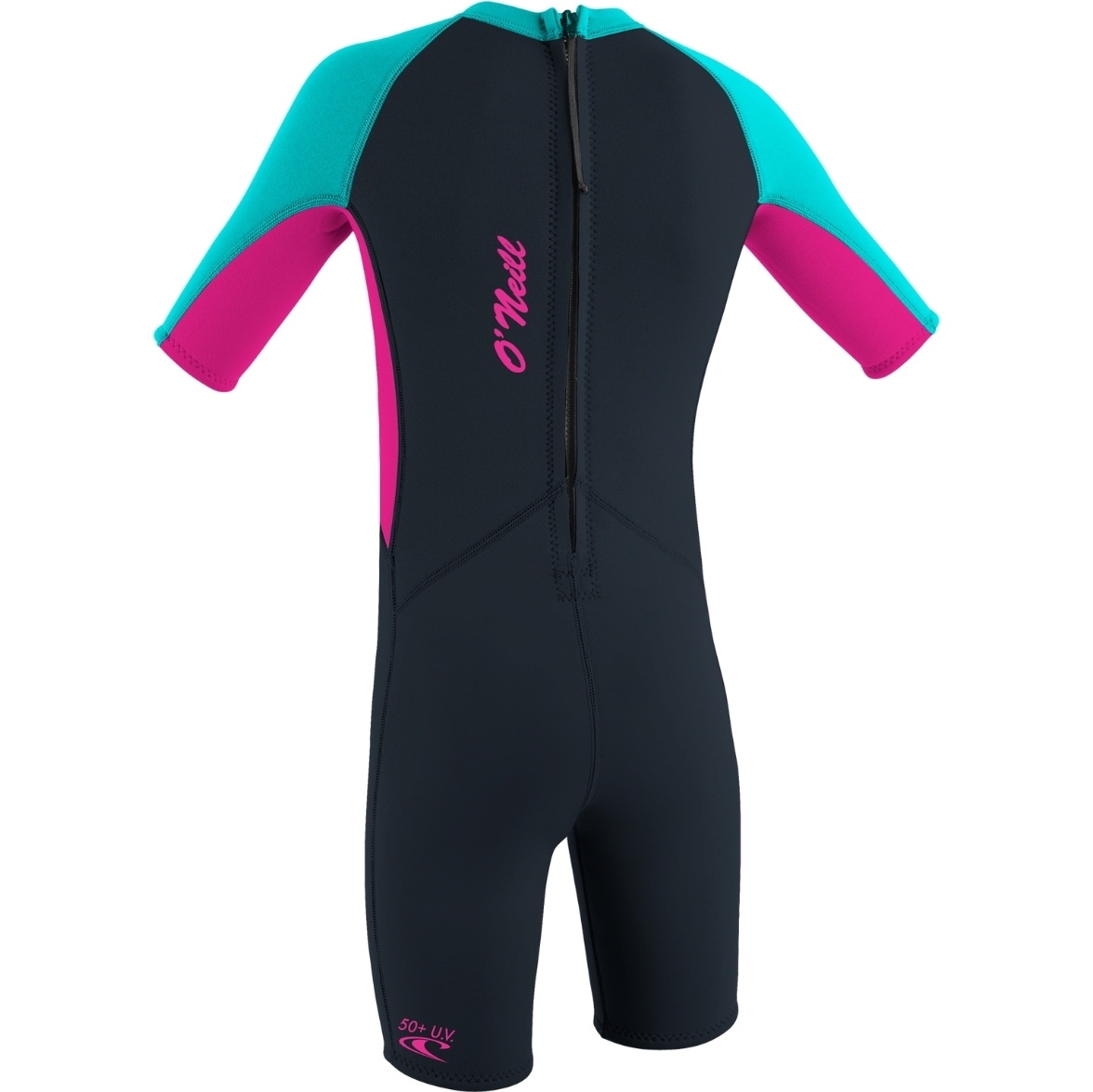 2026 O'Neill Infantes Reactor-2 2mm Back Zip Shorty Neopreno 4867G - Slate / Berry / Light Aqua